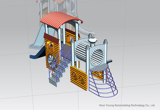 Les moules de rotation en aluminium d'OEM pour le terrain de jeu glissent le divertissement extérieur d'amusement