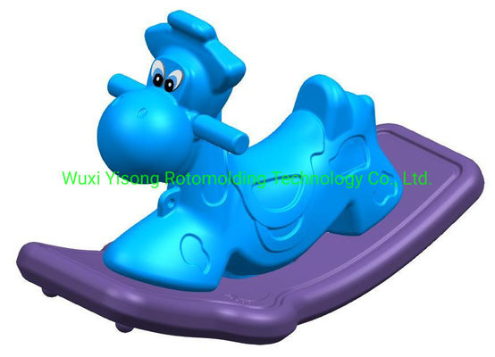 Les jouets de rotation en aluminium de moules de cheval de basculage moulent les enfants