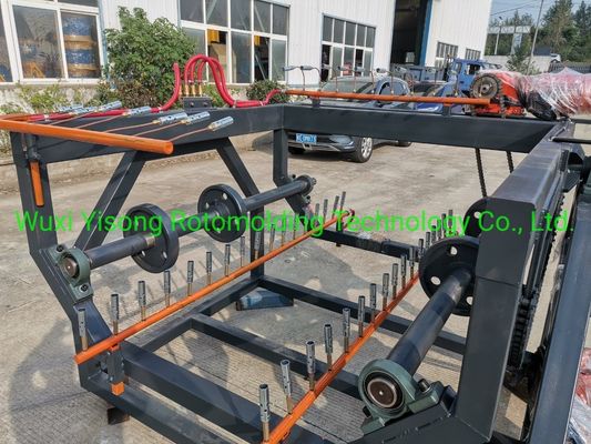 2000L Open Flame Rock And Roll Machine Fabricants d'équipement de rotomoulage