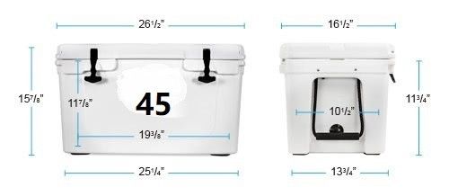 la glacière 45L moule le moule de rotomoulage de billette de Soild de commande numérique par ordinateur en aluminium