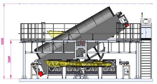 Four de fabricants de machine de Rotomoulding de rock de bateau