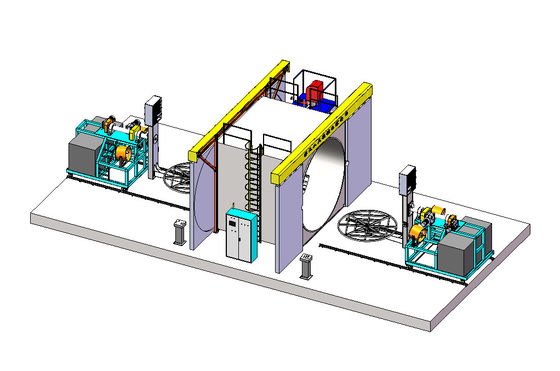 type de navette de machine de 4M Oven Rotomoulding Water Tank Making - 2 L bras