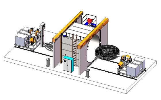 Moulure rotative en argent avec une épaisseur de paroi de 8 à 10 mm pour diverses applications