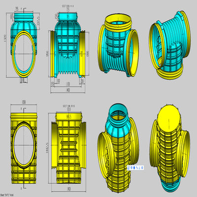 Moule de rotomoulding professionnel pour la fabrication de réservoirs d'eau