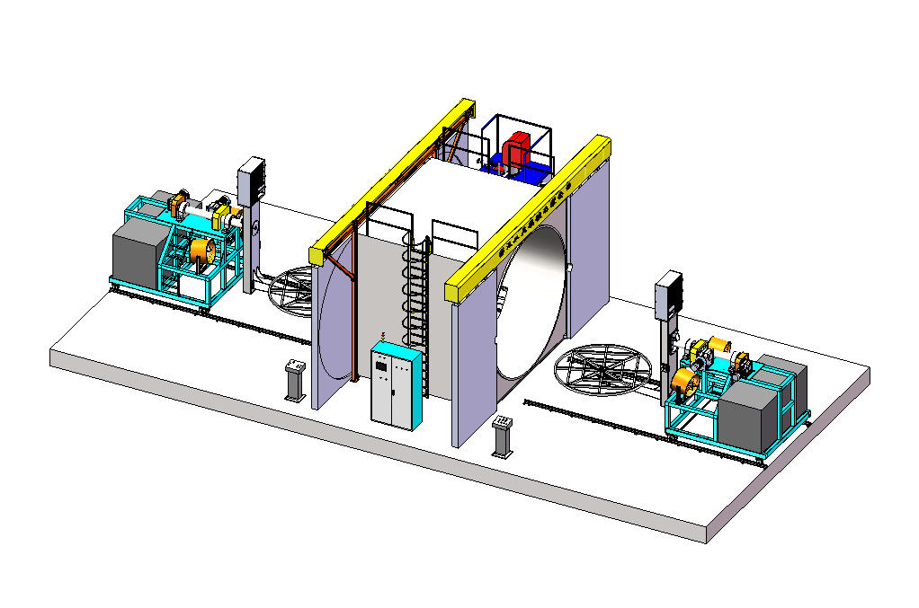 type de navette de machine de 4M Oven Rotomoulding Water Tank Making - 2 L bras