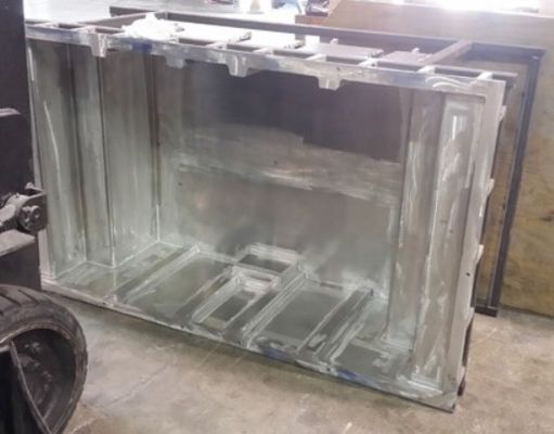 Moule de rotomoulding en alliage d'aluminium avec une surface lisse de conception personnalisée