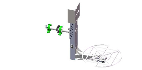 3.5m Oven Rotational Moulding Shuttle Machine adapté aux besoins du client
